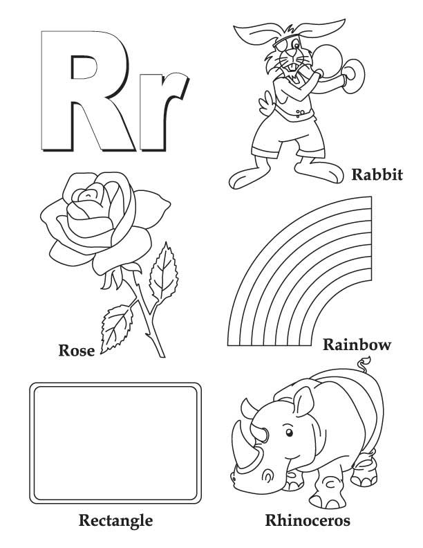 612x792 Free Letter R Coloring Pages Coloring Pages