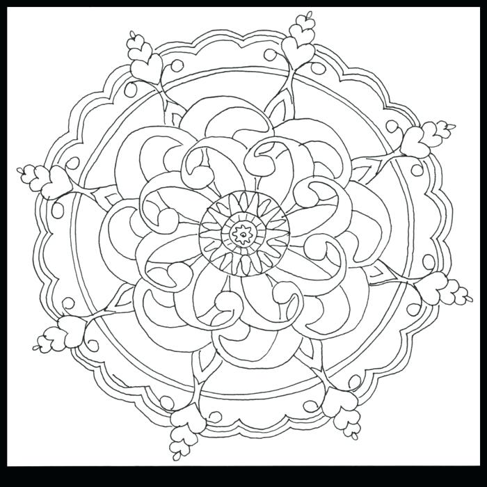 700x700 Free Printable Abstract Coloring Pages For Adults Free Stained