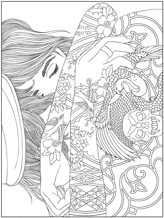 650x863 Amazing Free Online Printable Coloring Pages For Adults