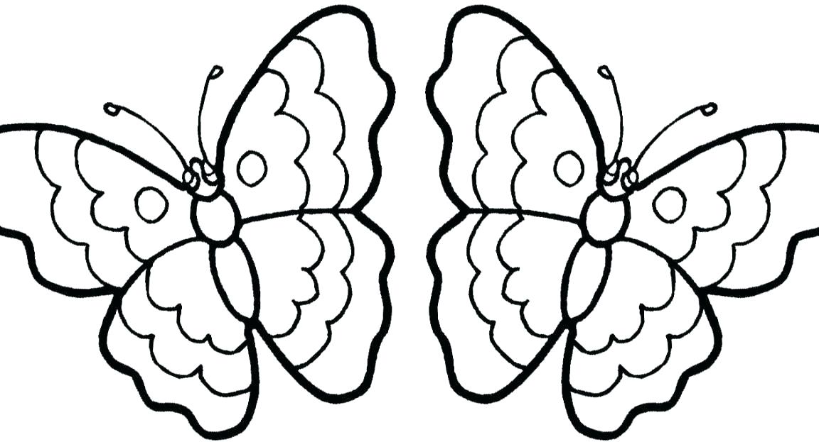1152x623 Coloring Page Of Butterfly Adult Difficult Big Butterfly Coloring