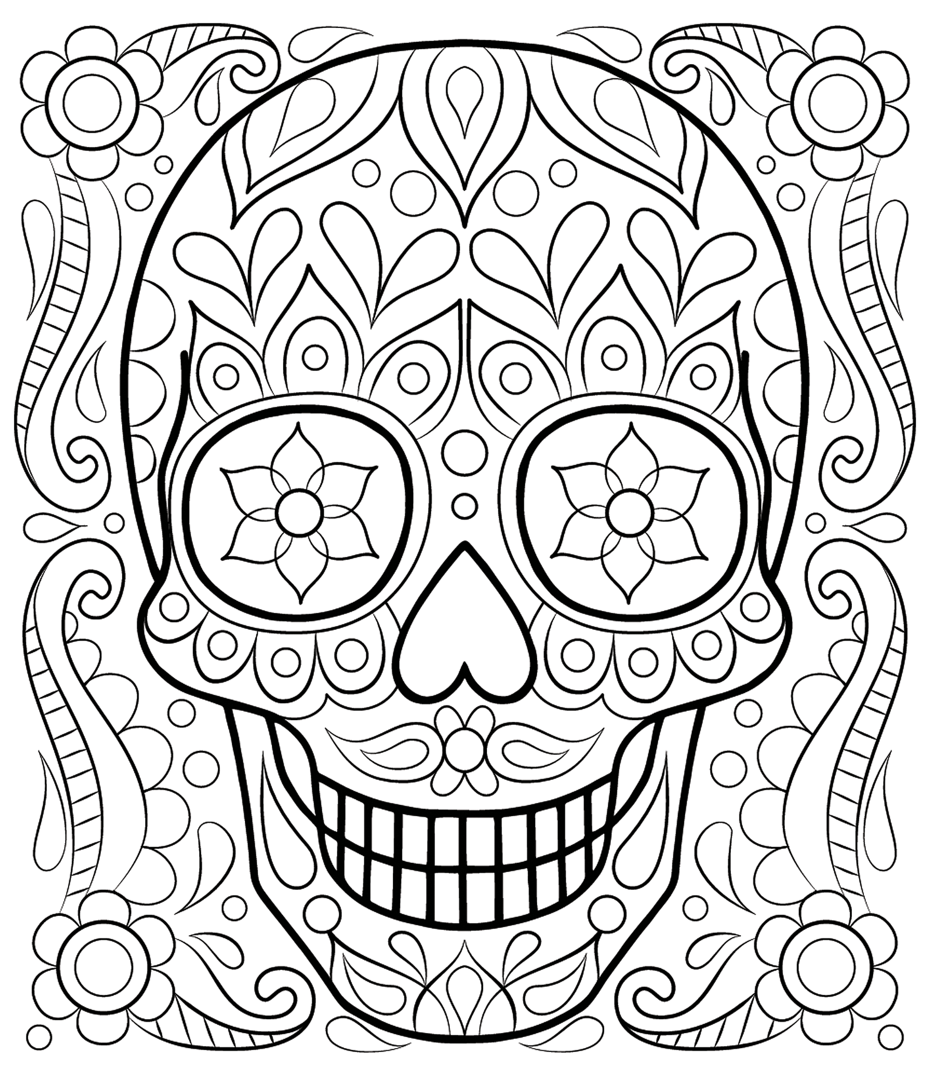 1828x2116 Free Adult Colouring Pages