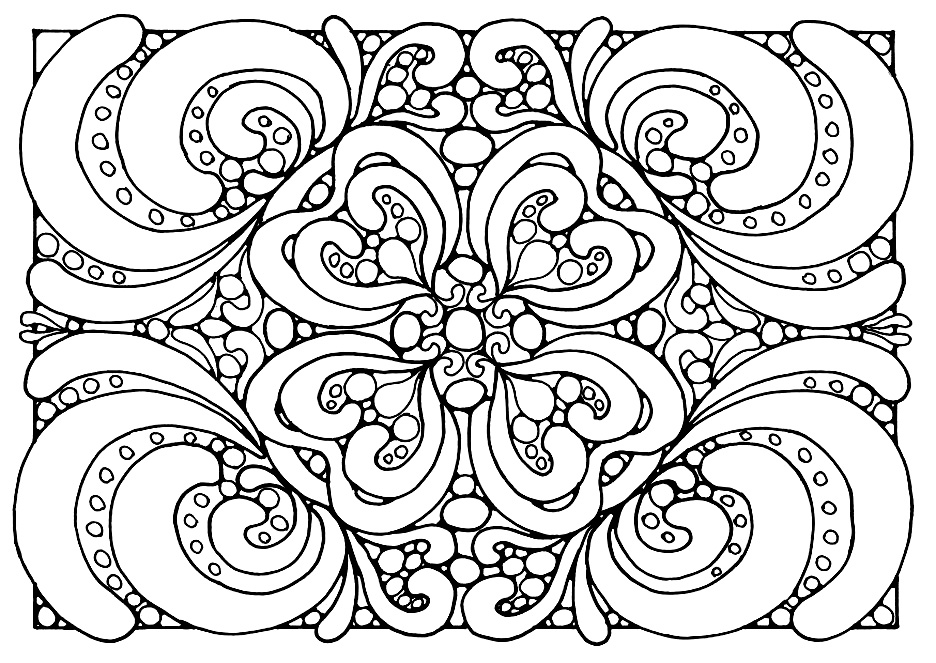 936x663 Free Easy Adult Coloring Pages