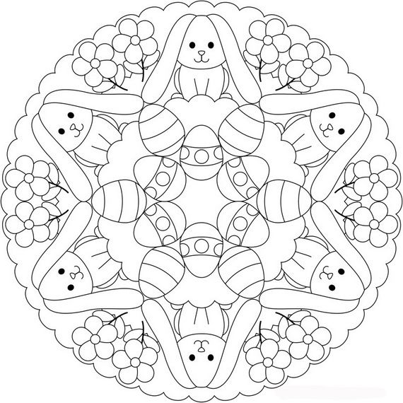 Free Adult Easter Coloring Pages