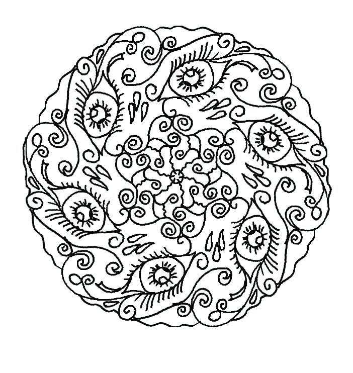 702x742 Free Printable Mandala Coloring Pages For Adults Free Printable