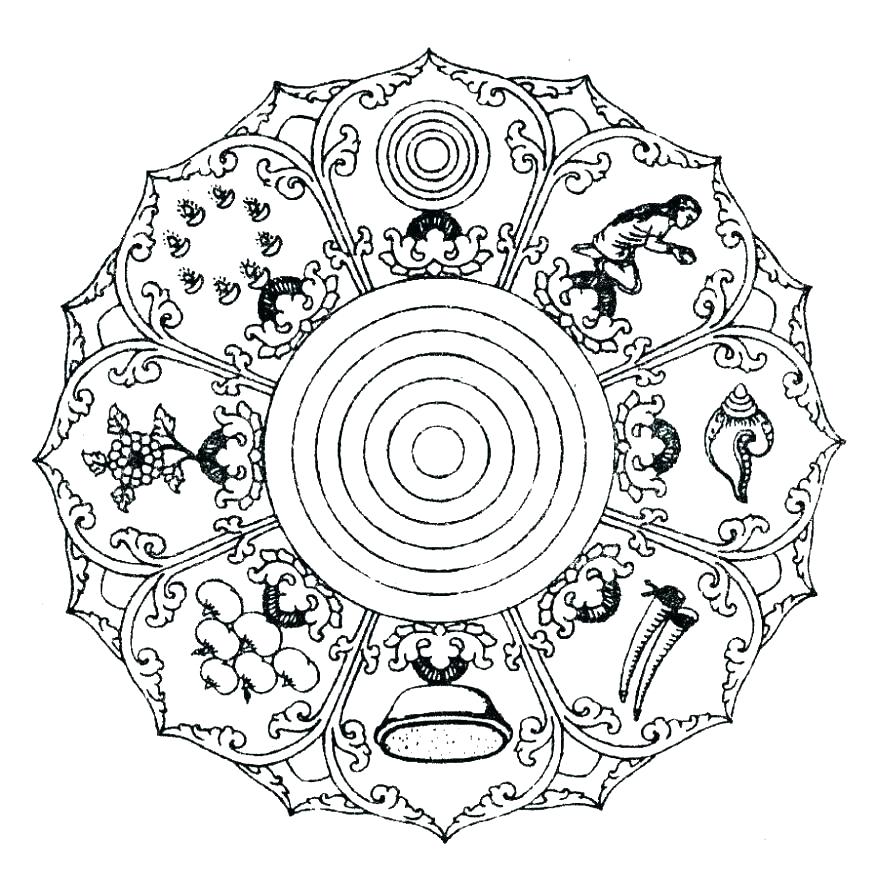 878x878 Free Printable Mandalas Coloring Pages Adults Mandala Coloring