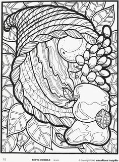 236x322 Free Printable Coloring Pages Printable Cornucopia Coloring Page
