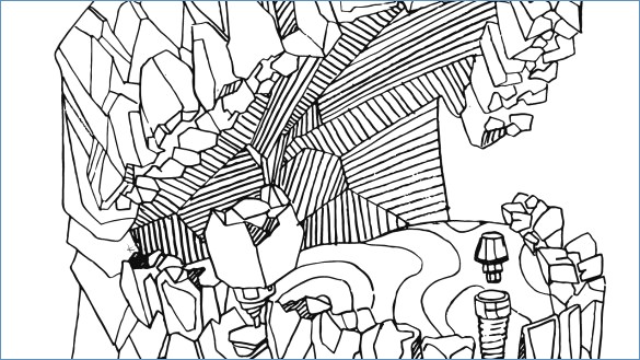 585x329 Freezing On Snow Winter Coloring Page