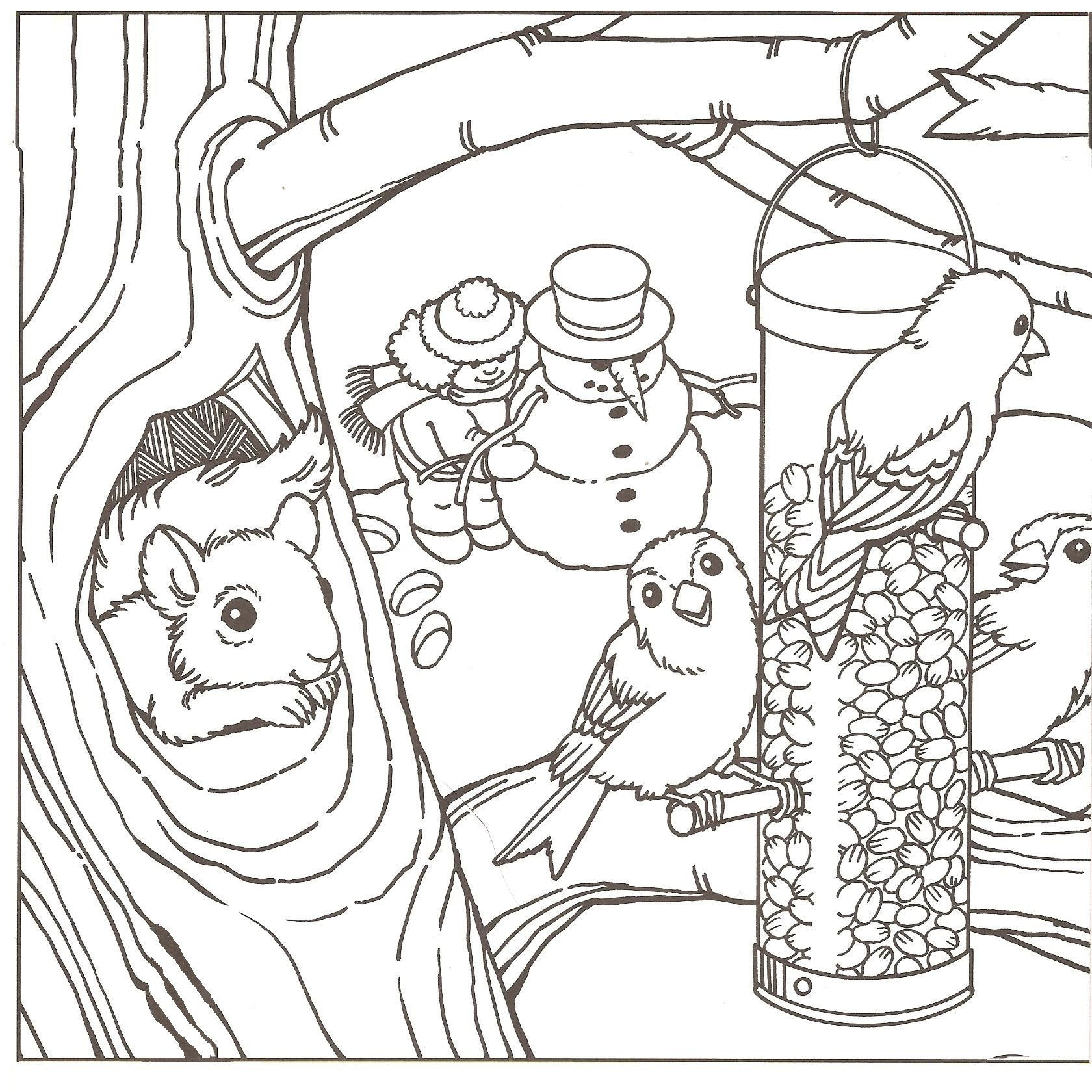 1680x1680 Winter Coloring Pages For Adults Printable Acpra
