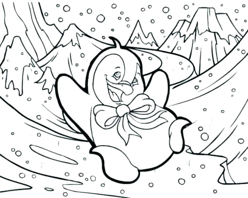 863x689 Winter Coloring Pages To Print Winter Coloring Pages Coloring
