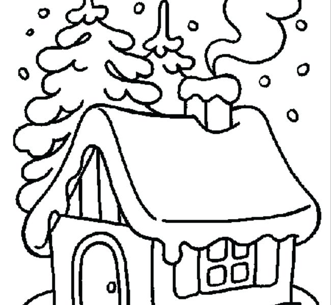 650x600 Free Winter Coloring Pages Printable