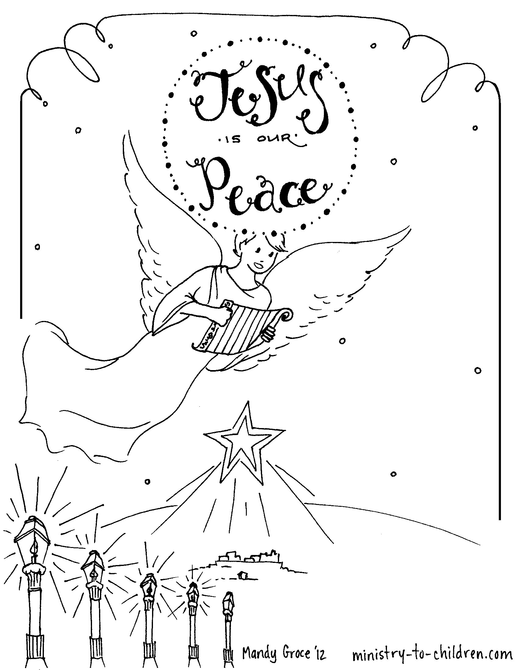 1700x2196 Advent Coloring Pages Wreath Page For Kids Archives In Christmas