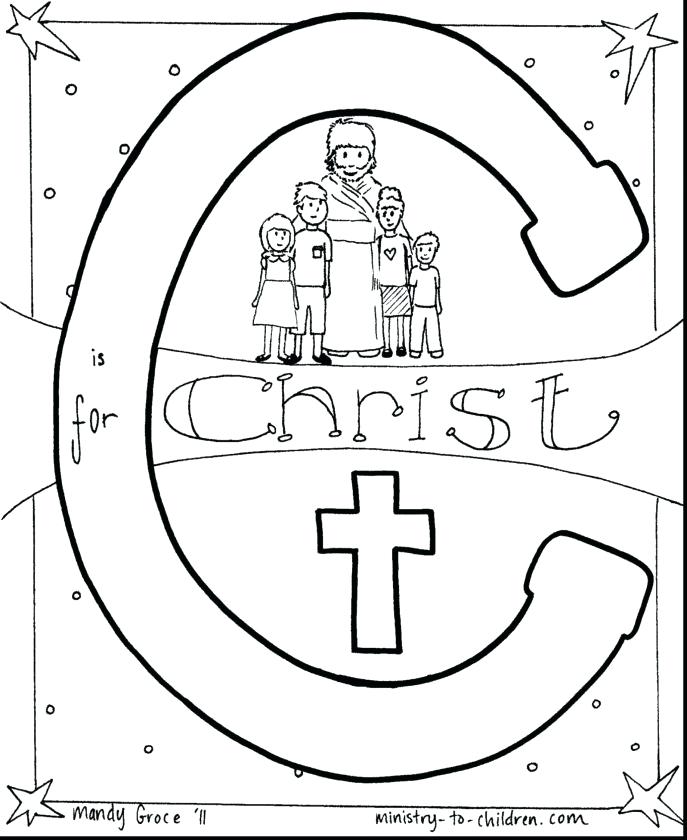 687x840 Childrens Advent Coloring Pages