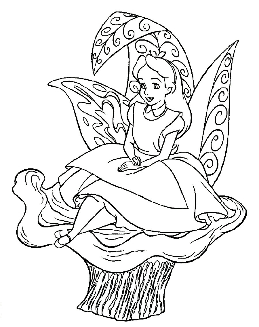 900x1136 Great Alice In Wonderland Coloring Pages Colouring Book