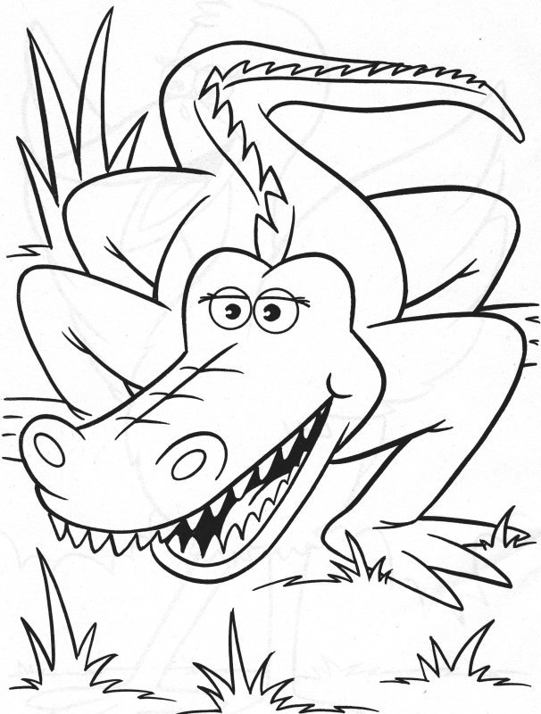 606x800 Alligator Coloring Pages Unique Free Printable Alligator Coloring