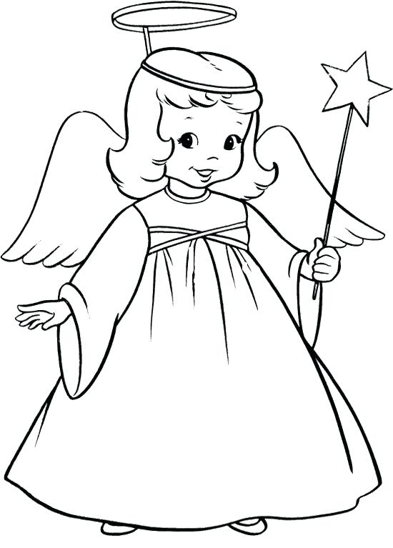 550x767 Free Angel Coloring Pages Printable Pictures Angels Coloring Pages
