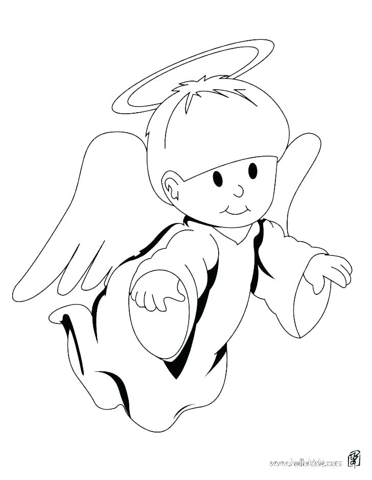 728x941 Guardian Angel Coloring Page Free Printable Angel Coloring Sheets