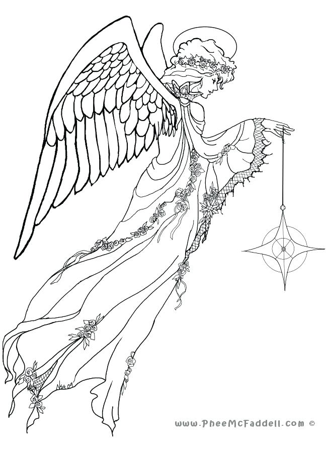 650x900 Free Angel Coloring Pages Angels Coloring Pages Print Angels