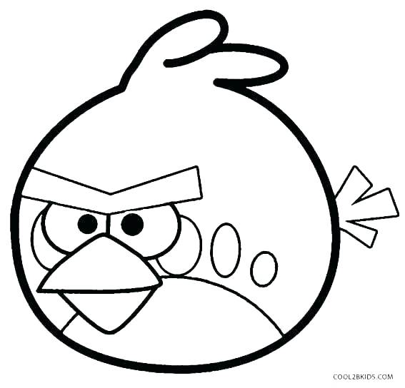 567x544 Cartoon Birds Coloring Pages Cartoon Bird Coloring Page Angry