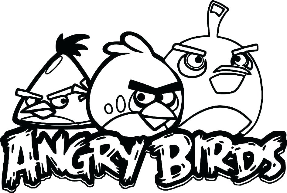 945x638 Angry Birds Coloring Pages Free