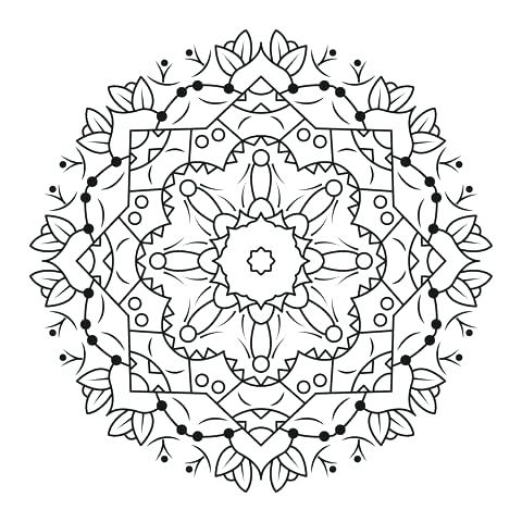 480x480 Animal Mandala Coloring Pages Online Click To See Printable