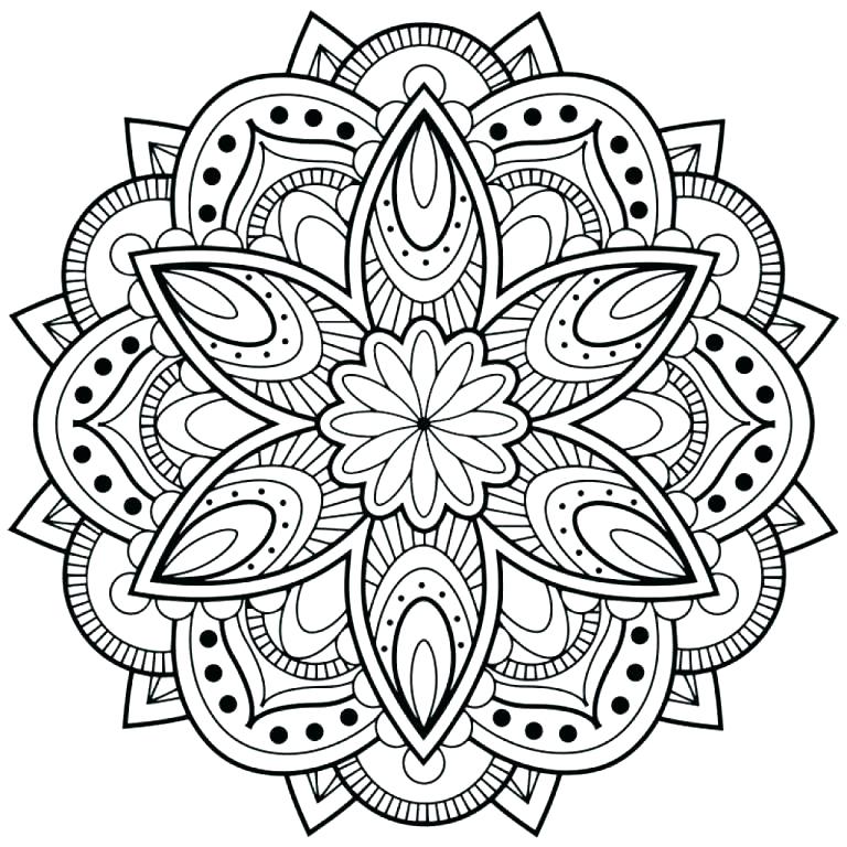 768x768 Awesome Free Printable Mandala Coloring Pages Or For Adults
