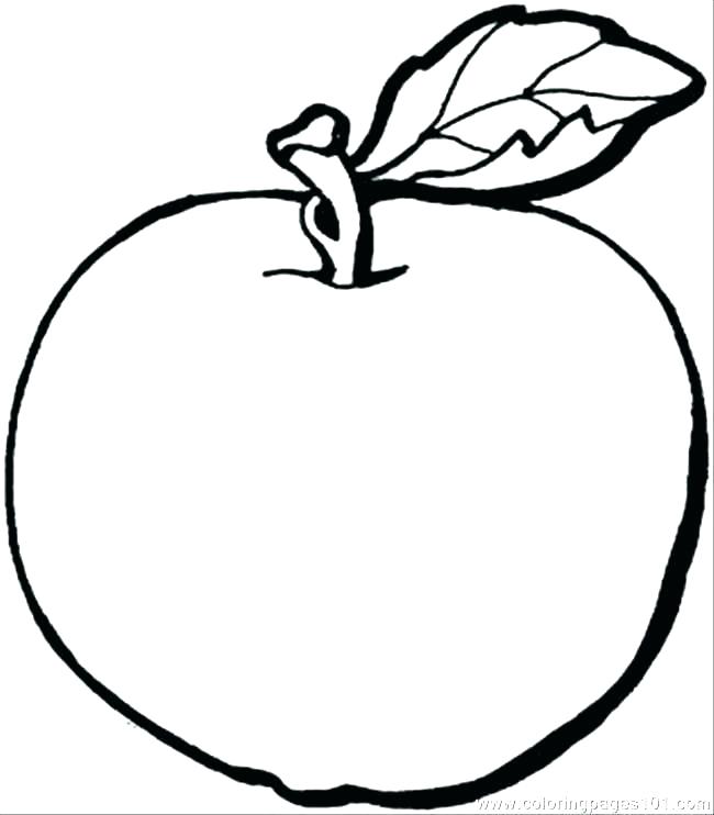 650x742 Coloring Pages Apple Free Coloring Free Apple Coloring Pictures