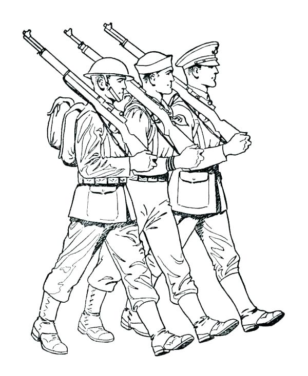 600x734 Army Coloring Sheets