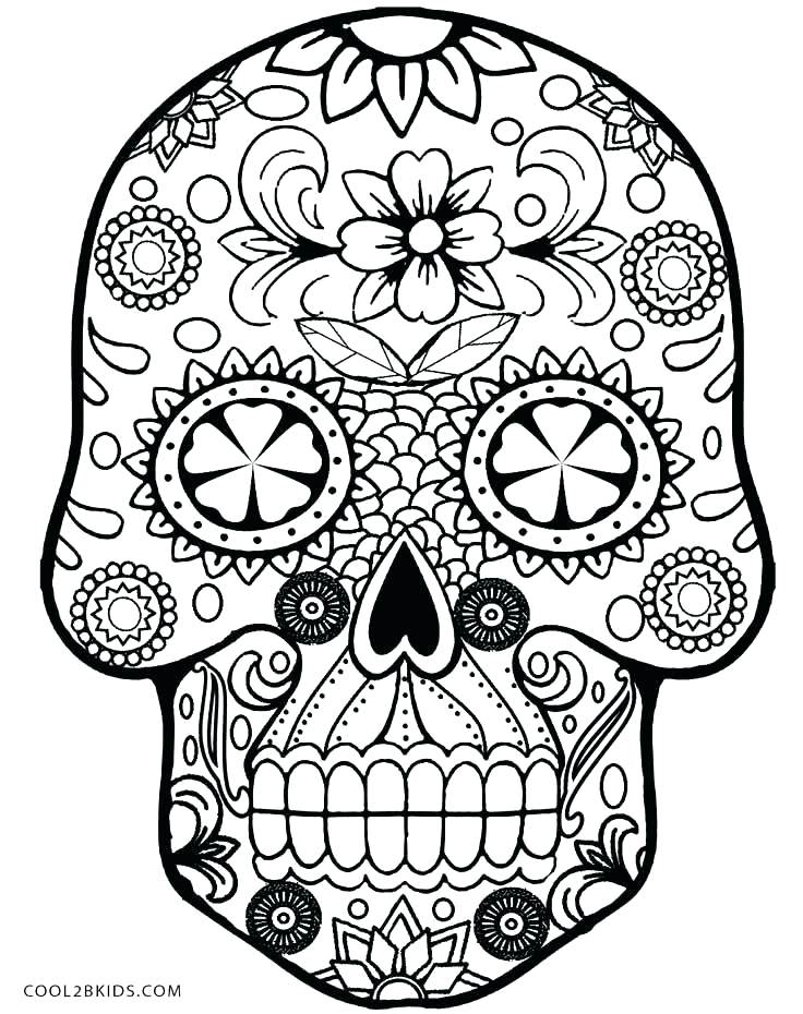 736x930 Art Coloring Pages Sugar Skull Coloring Pages Skull Coloring Pages