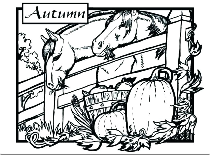 827x609 Autum Coloring Pages