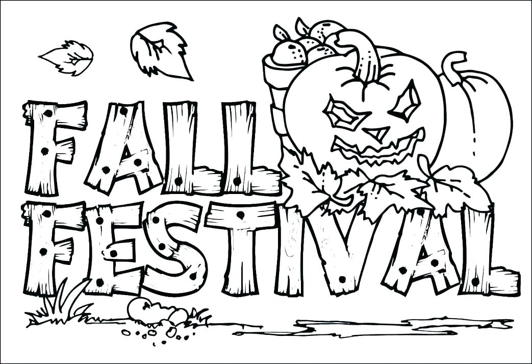 1043x713 Fall Coloring Sheets Free