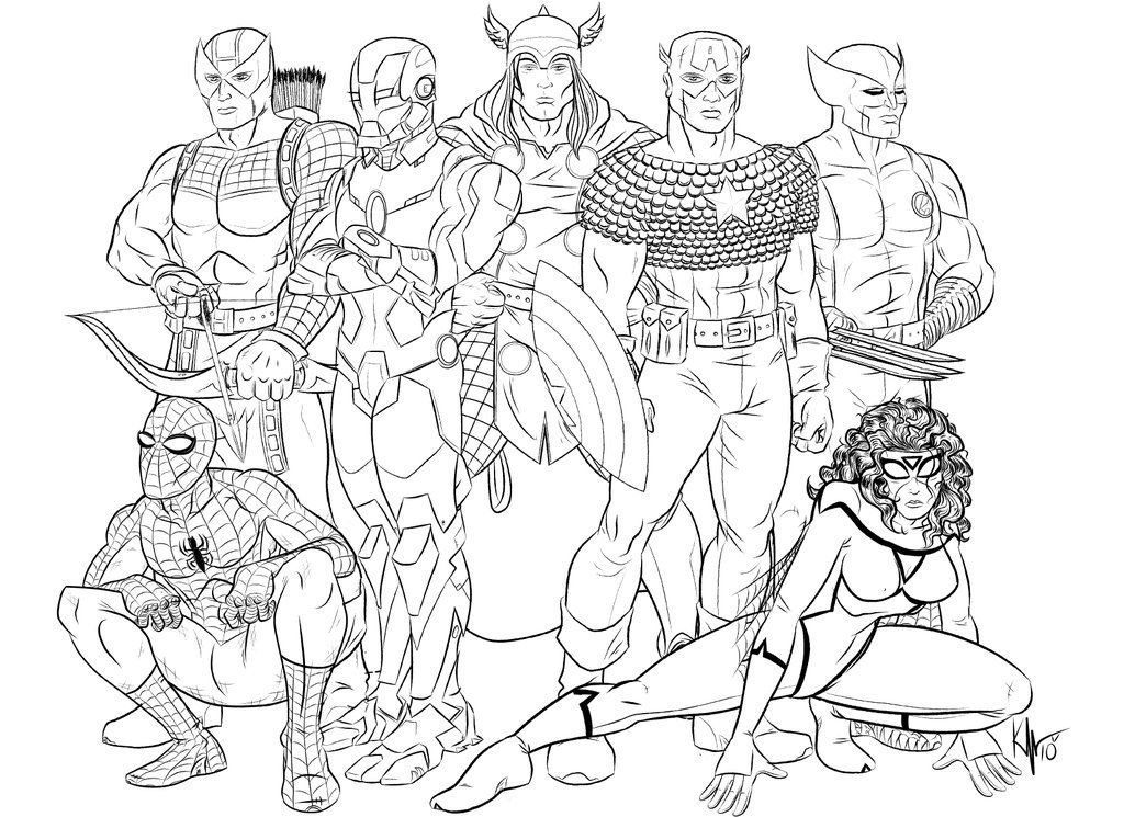 1024x745 Free Printable Avengers Coloring Pages Az Coloring Pages Free