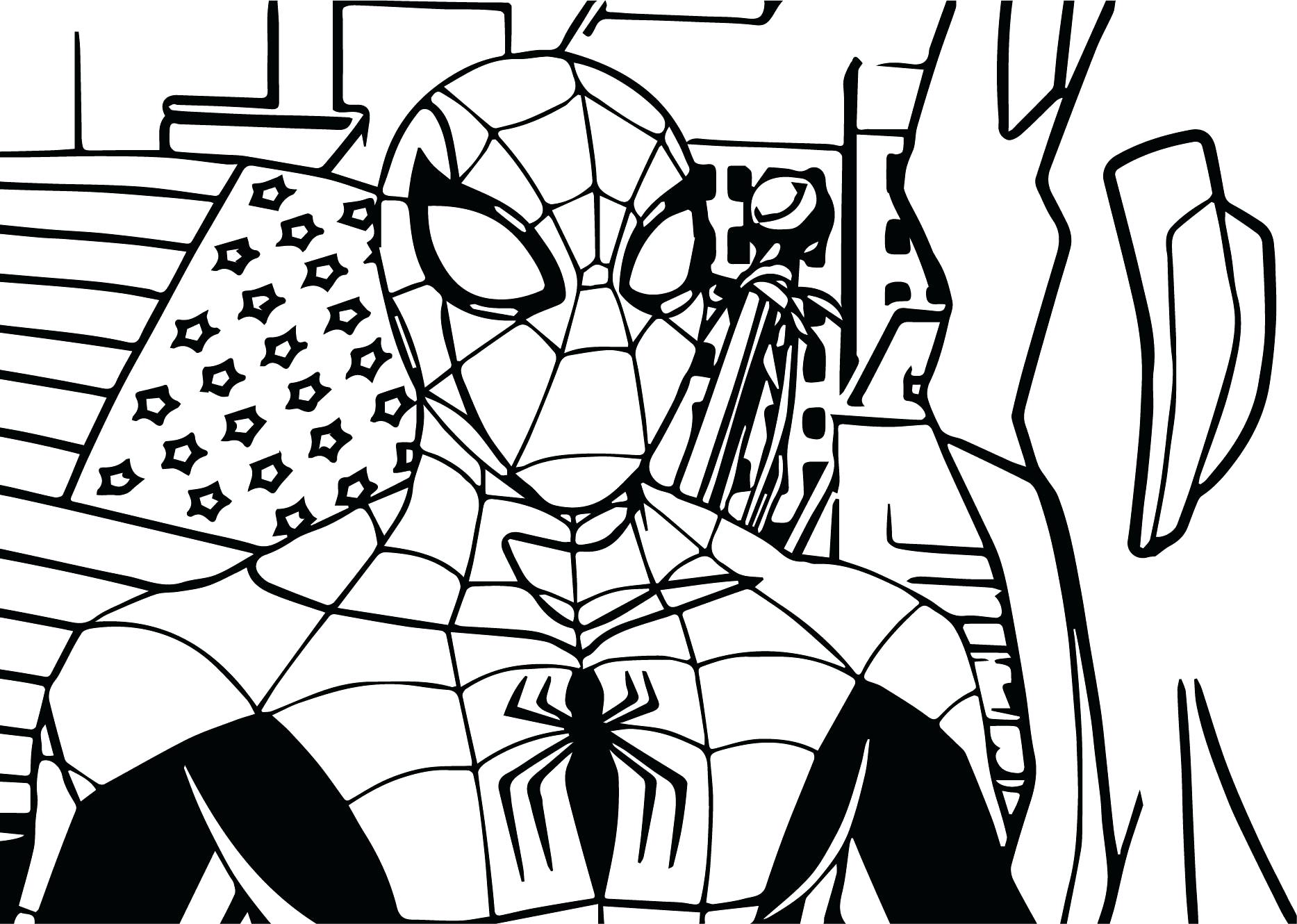 1867x1330 Coloring Pages Spiderman Color Pages Avengers Coloring Page