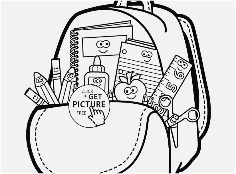 827x609 Back To School Coloring Pages Free Printables Image Cartoon School