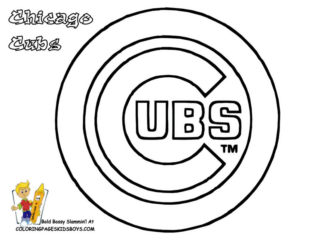 1048x810 Chicago Cubs Coloring Pages Baseball Coloring Pictures Free Mlb