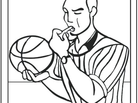 440x330 Free Basketball Coloring Pages Basketball Player Coloring Pages