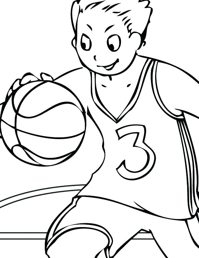 671x868 Free Basketball Coloring Pages Free Basketball Coloring Pages Free