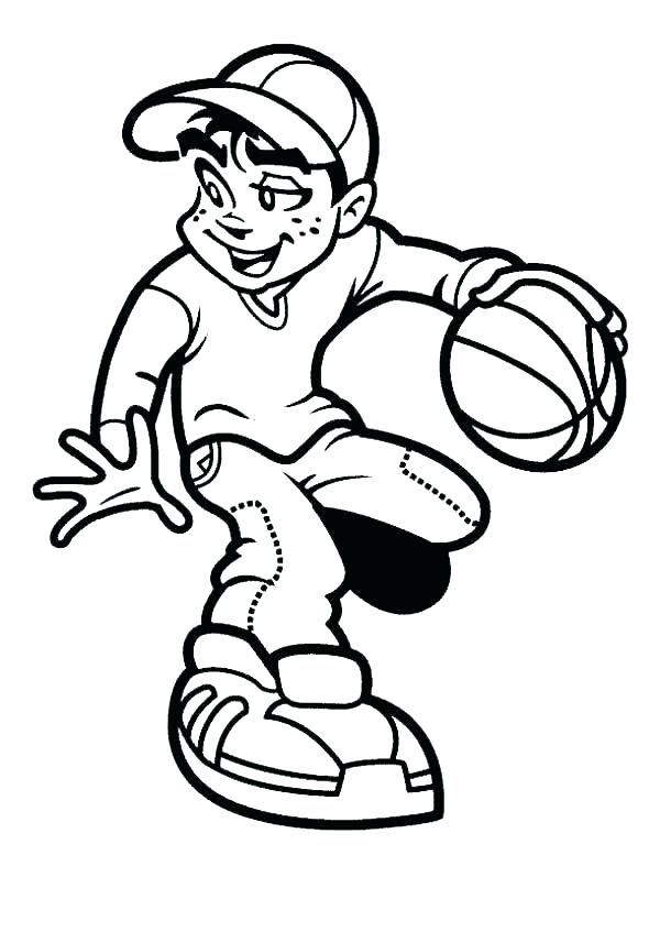 Free Basketball Coloring Pages at GetDrawings | Free download