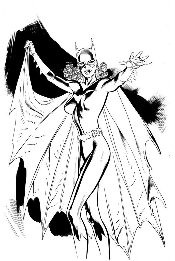 688x1024 Free Printable Batgirl Coloring Pages For Kids Batgirl