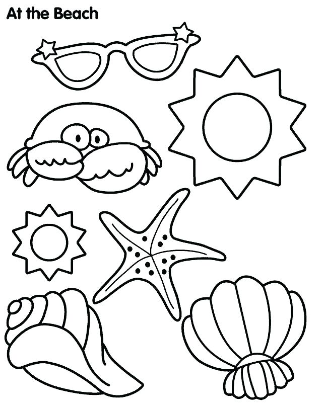 643x815 Beach Coloring Page Free Summer At The Beach Coloring Page Summer