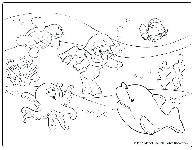 736x568 Summer Coloring Pages