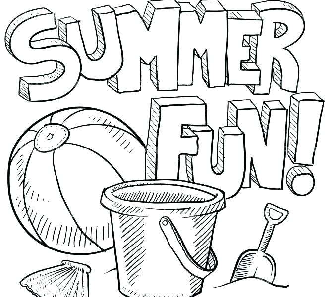 678x600 Coloring Pages For Summer Coloring Pages For Summer Coloring Pages