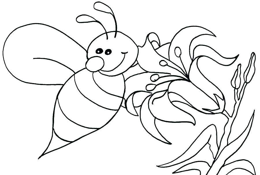 900x607 Free Printable Coloring Pages Of Bees With Free Printable Coloring