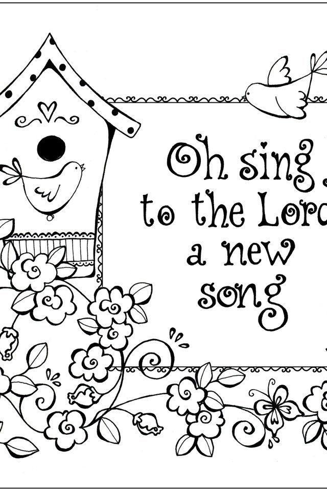 Free Bible Verse Coloring Pages