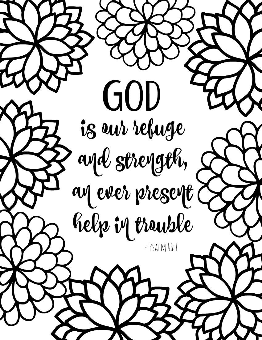 850x1100 Inspirational Free Printable Bible Verse Coloring Pages