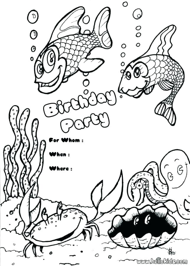 643x900 Free Printable Birthday Coloring Pages Happy Birthday Coloring