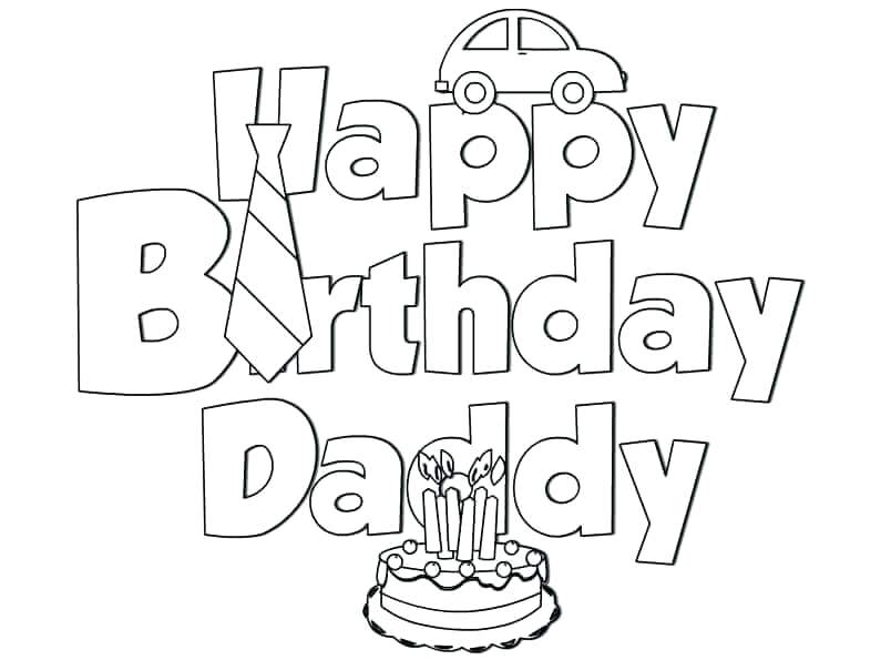804x595 Free Printable Happy Birthday Coloring Pages Printable Happy