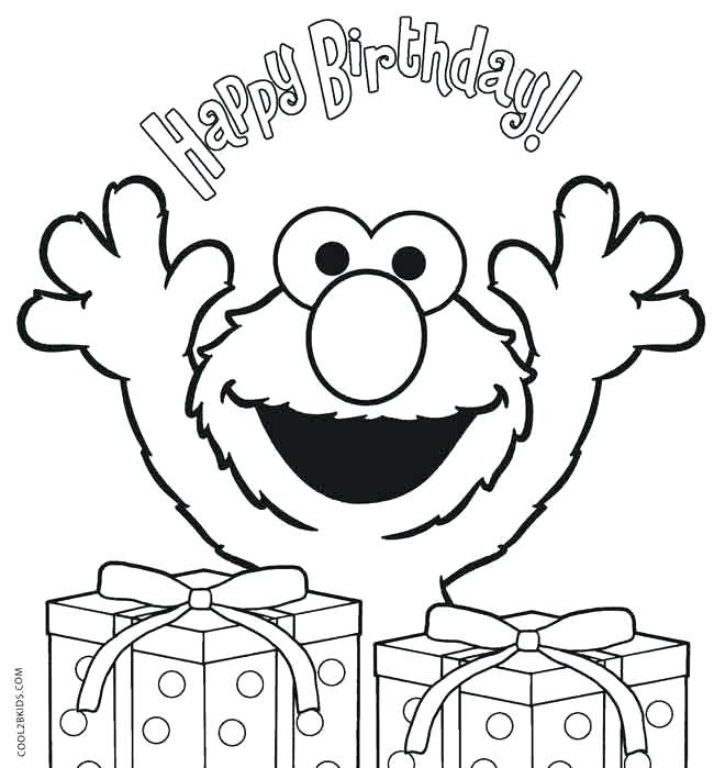 650x699 Birthday Coloring Pages Printable Elmo Coloring Pages Printable