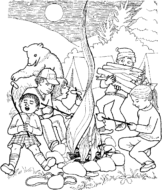 630x739 Camping Coloring Pages Luxury Free Camping Coloring Pages Logo