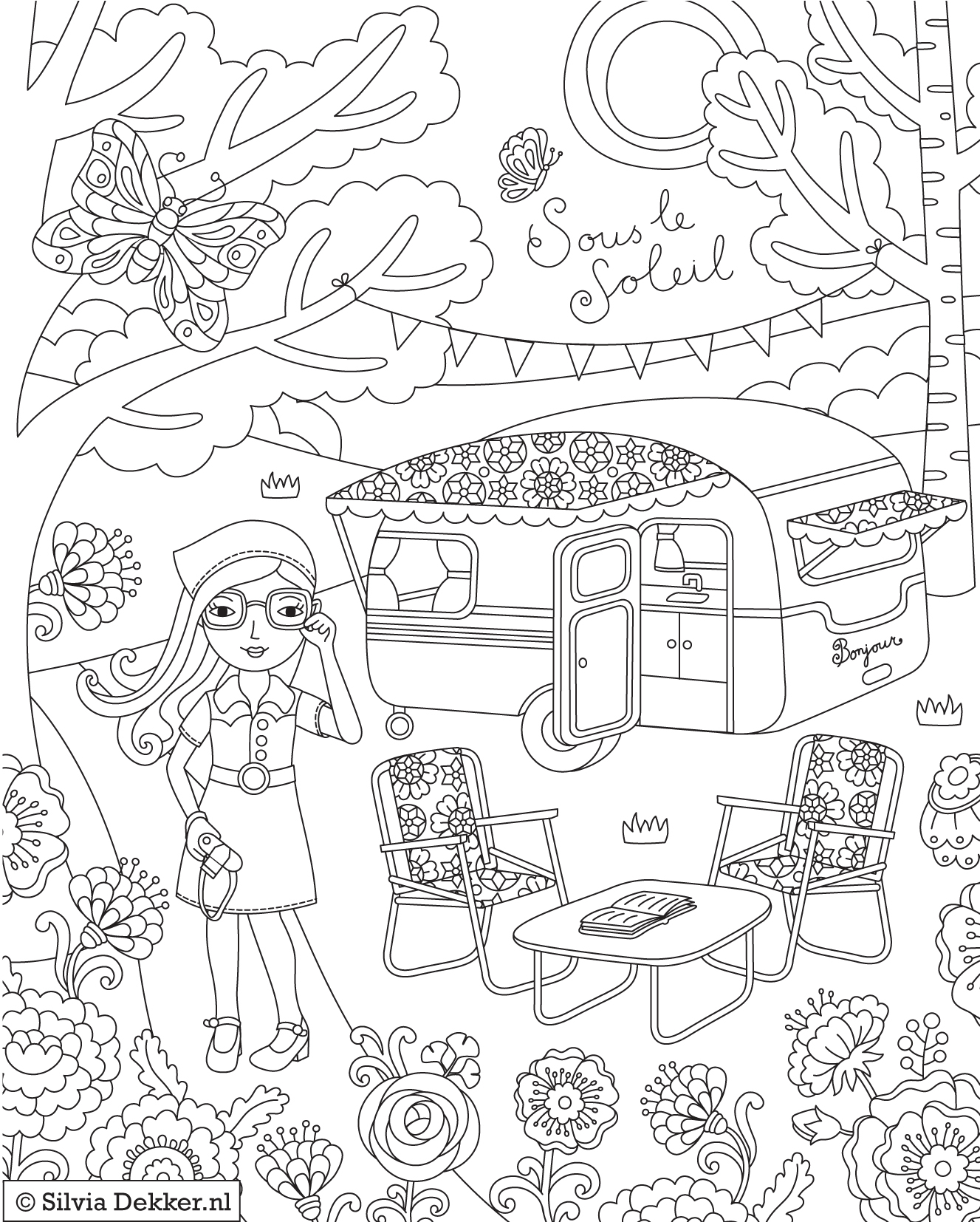 1327x1654 Now Camping Coloring Sheets Pages Free Unknown