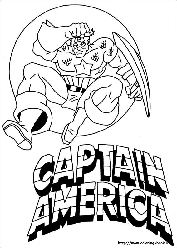 567x794 Captain America Coloring Picture Free Coloring Pages